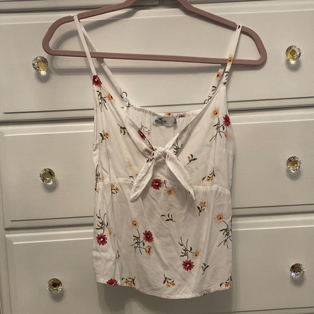 Floral Hollister Tank